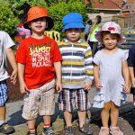 A group of children posing for a photo.