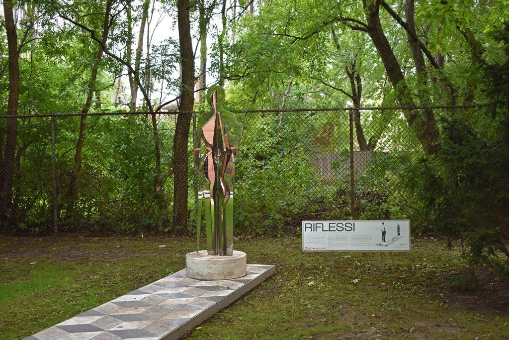 Italian Canadian internment Memorial by Harley Valentine on the Villa Charities campus.