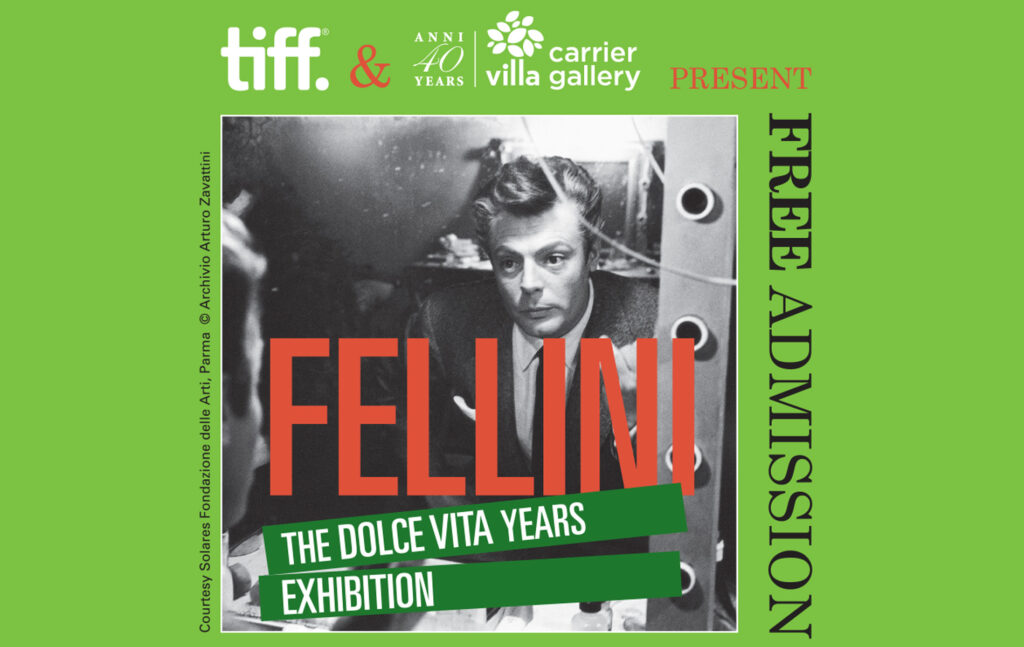 Fellini Retrospective Exhibition Poster