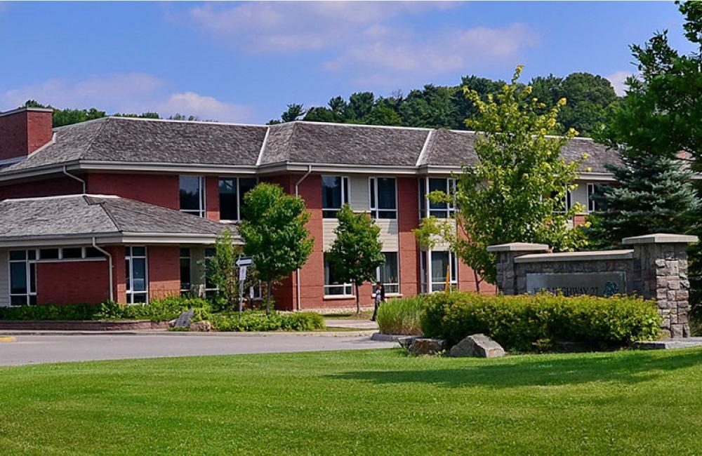 Exterior of the Villa Colombo Vaughan long-term care home.